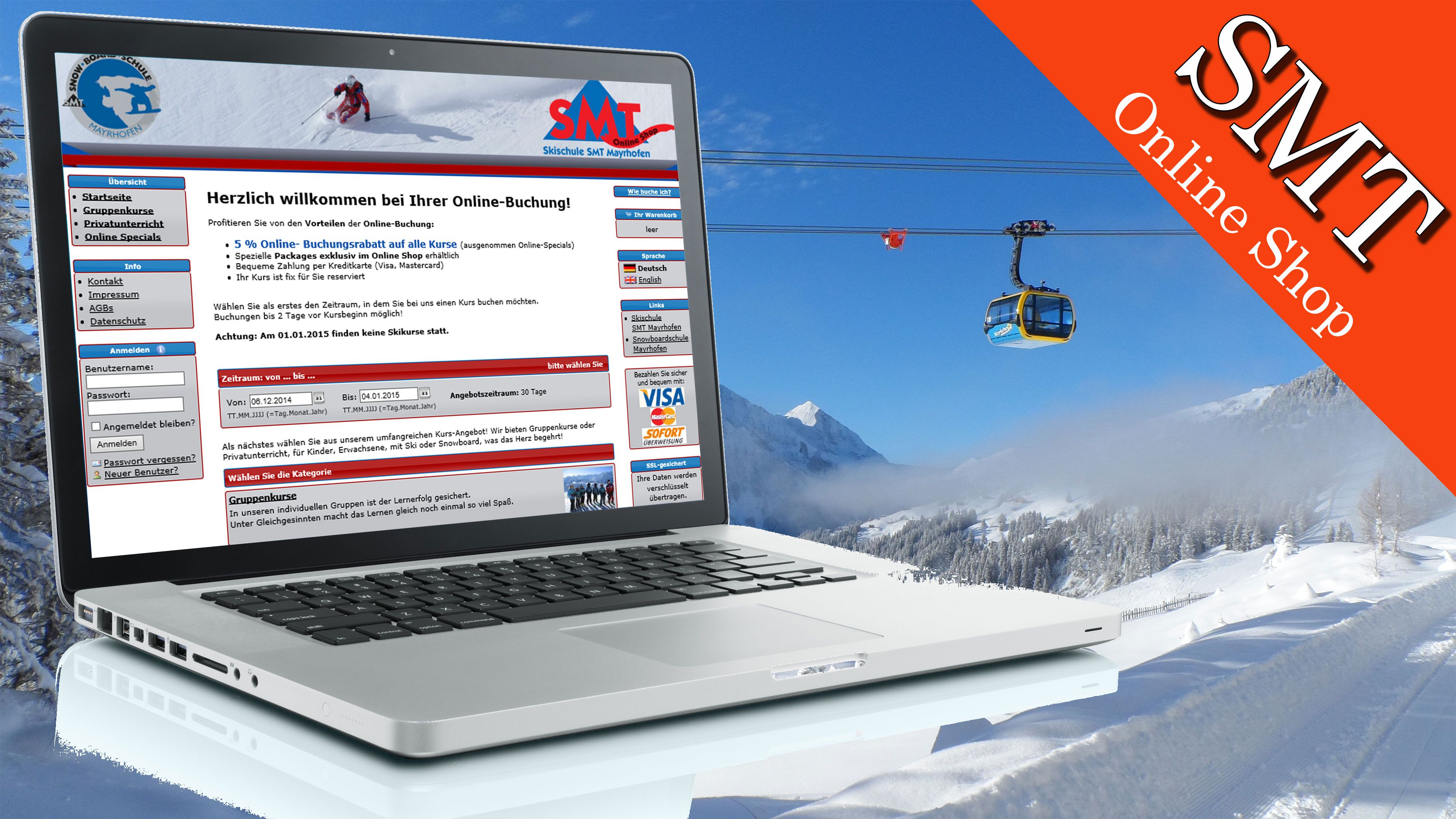 Skischule Onlineshop